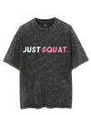 JUST SQUAT VINTAGE GYM SHIRT