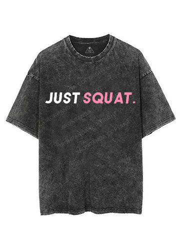 JUST SQUAT VINTAGE GYM SHIRT
