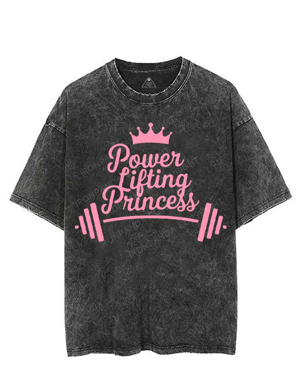 POWER LIFTING PRINCESS VINTAGE GYM SHIRT
