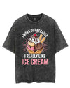I WORK OUT BECAUSE I REALLY LIKE ICE CREAM VINTAGE GYM SHIRT