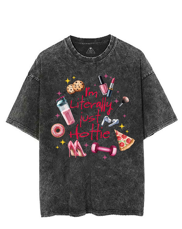 I'M LITERALLY JUST HOTTIE VINTAGE GYM SHIRT