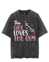 THIS GIRL LOVES THE GYM VINTAGE GYM SHIRT