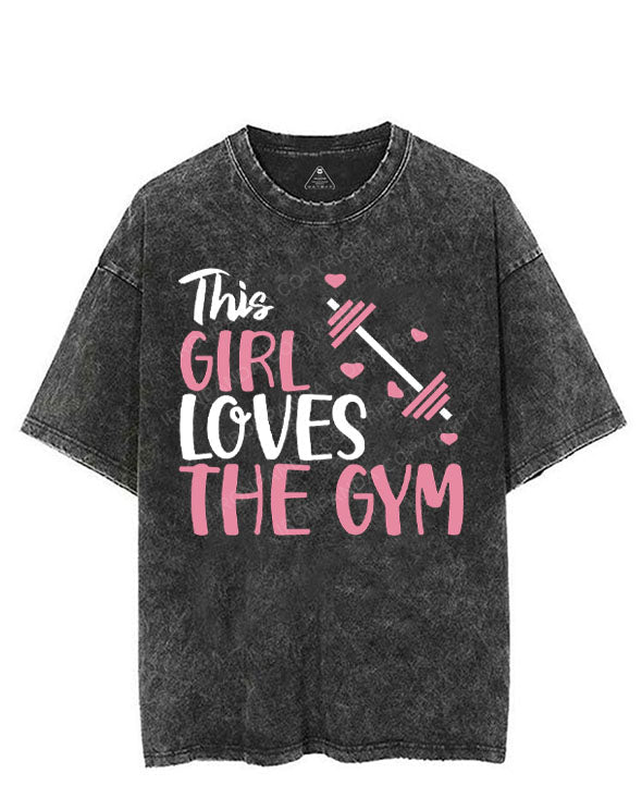 THIS GIRL LOVES THE GYM VINTAGE GYM SHIRT