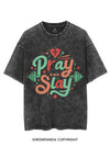 PRAY AND SLAY VINTAGE GYM SHIRT