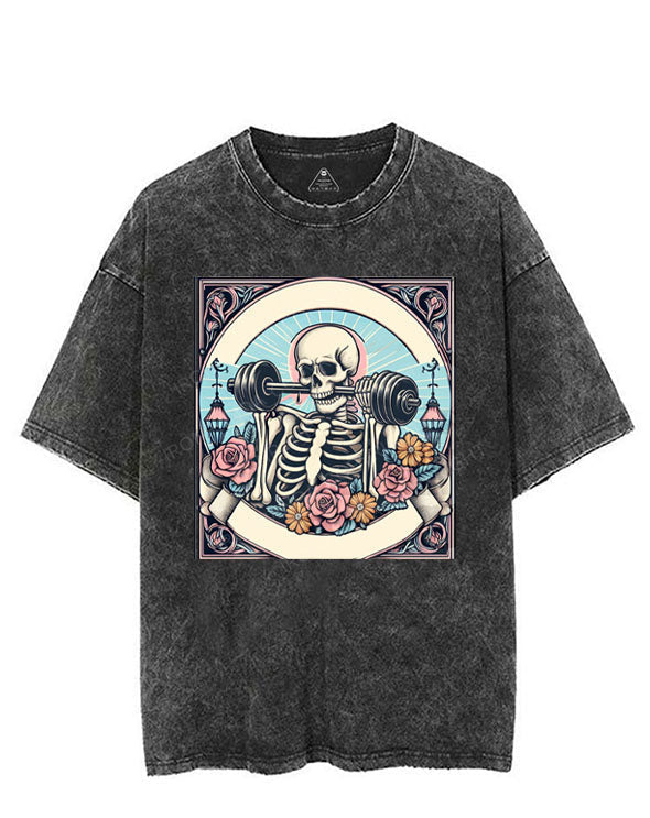 LIFT HEAVY, BLOOM FOREVER VINTAGE GYM SHIRT
