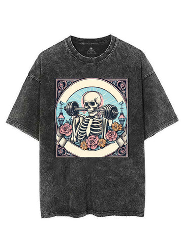 LIFT HEAVY, BLOOM FOREVER VINTAGE GYM SHIRT