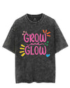 GROW AND GLOW VINTAGE GYM SHIRT