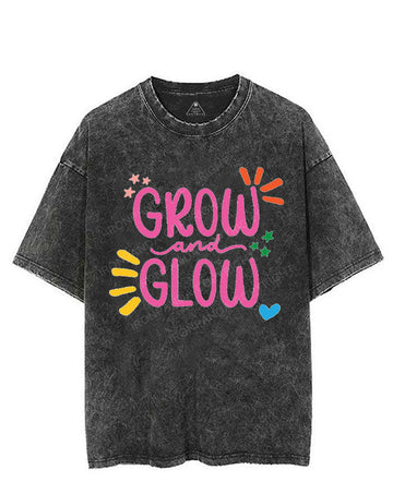 GROW AND GLOW VINTAGE GYM SHIRT