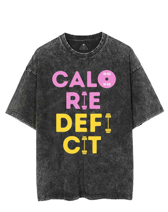 CALORIE DEFICIT VINTAGE GYM SHIRT