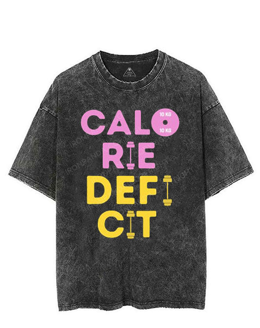 CALORIE DEFICIT VINTAGE GYM SHIRT