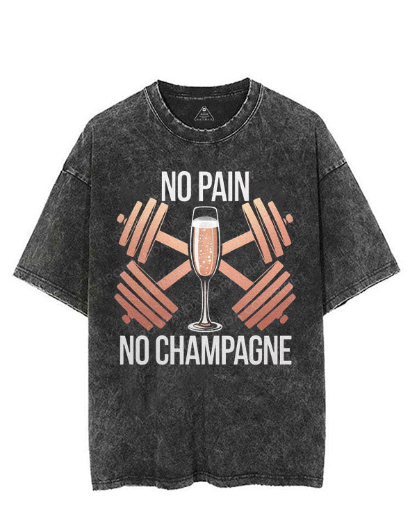 NO PAIN NO CHAMPAGNE VINTAGE GYM SHIRT