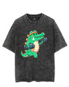 LIFTING CROCODILE VINTAGE GYM SHIRT