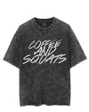 COFFEE AND SQUATS VINTAGE GYM SHIRT