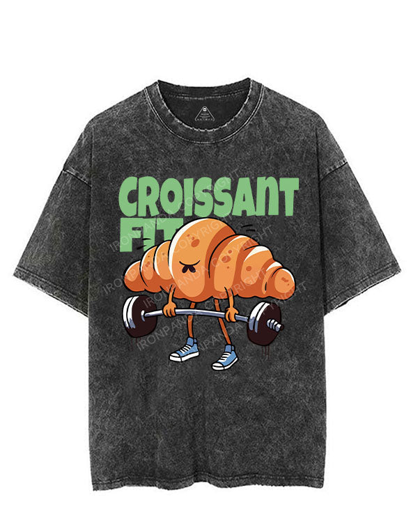 CROISSANT FIT VINTAGE GYM SHIRT