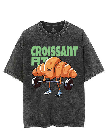 CROISSANT FIT VINTAGE GYM SHIRT