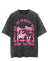 MAY THE BRIDGES I BURN LIGHT THE WAY VINTAGE GYM SHIRT