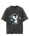 penguin weightlifting Vintage Gym Shirt