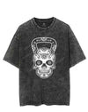 Sugar Skull Kettlebell Vintage Gym Shirt