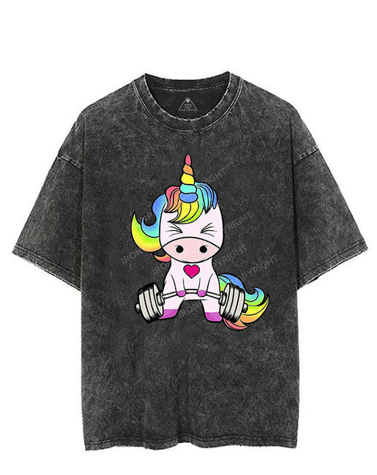Deadlift Unicorn Vintage Gym Shirt