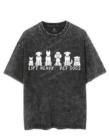 Lift heavy pet dogs Vintage Gym Shirt