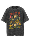 DECK THE HALLS FLEX THE BICEPS VINTAGE GYM SHIRT