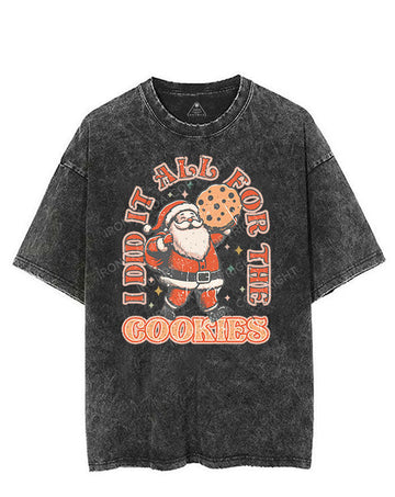 I DID IT ALL FOR THE COOKIES VINTAGE GYM SHIRT