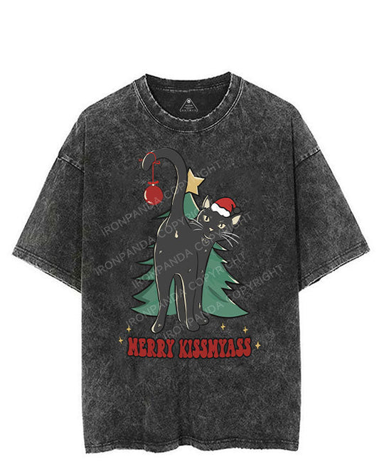 MERRY KISSMYASS VINTAGE GYM SHIRT
