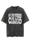 My Boyfriend is My Cardio VINTAGE GYM SHIRT