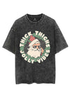 Thick Thighs Jolly Vibes Vintage Gym Shirt