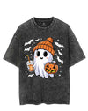 HALLOWEEN ICED COFFEE GHOST VINTAGE GYM SHIRT
