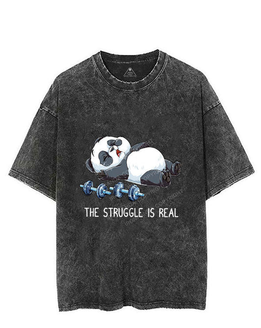 THE STRUGGLE IS REAL Vintage Gym Shirt