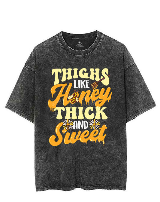 Thighs Like Honey Thick And Sweet Vintage Gym Shirt