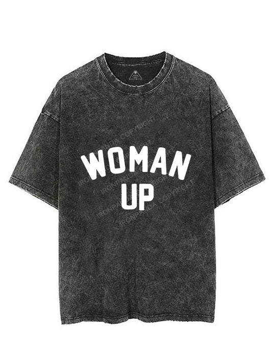 Woman Up Vintage Gym Shirt