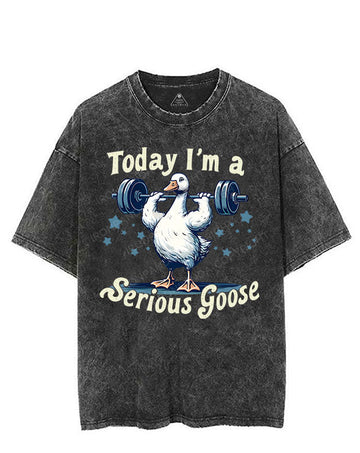 TODAY I'M A SERIOUS GOOSE VINTAGE GYM SHIRT