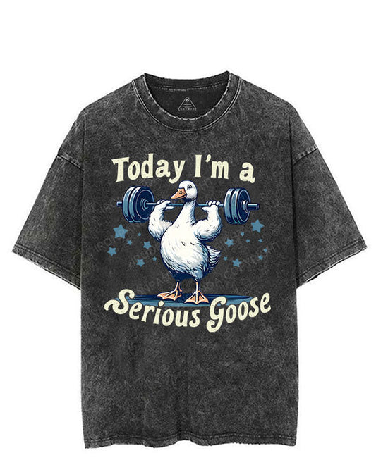TODAY I'M A SERIOUS GOOSE VINTAGE GYM SHIRT