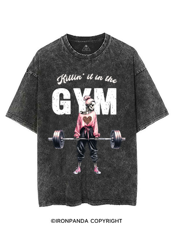 Killin’ it in the GYM VINTAGE GYM SHIRT