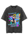 OLD SCHOOL COOL NEW SCHOOL STRENGTH VINTAGE GYM SHIRT