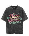 THE BABE WITH THE POWER VINTAGE GYM SHIRT