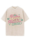 THE BABE WITH THE POWER VINTAGE GYM SHIRT