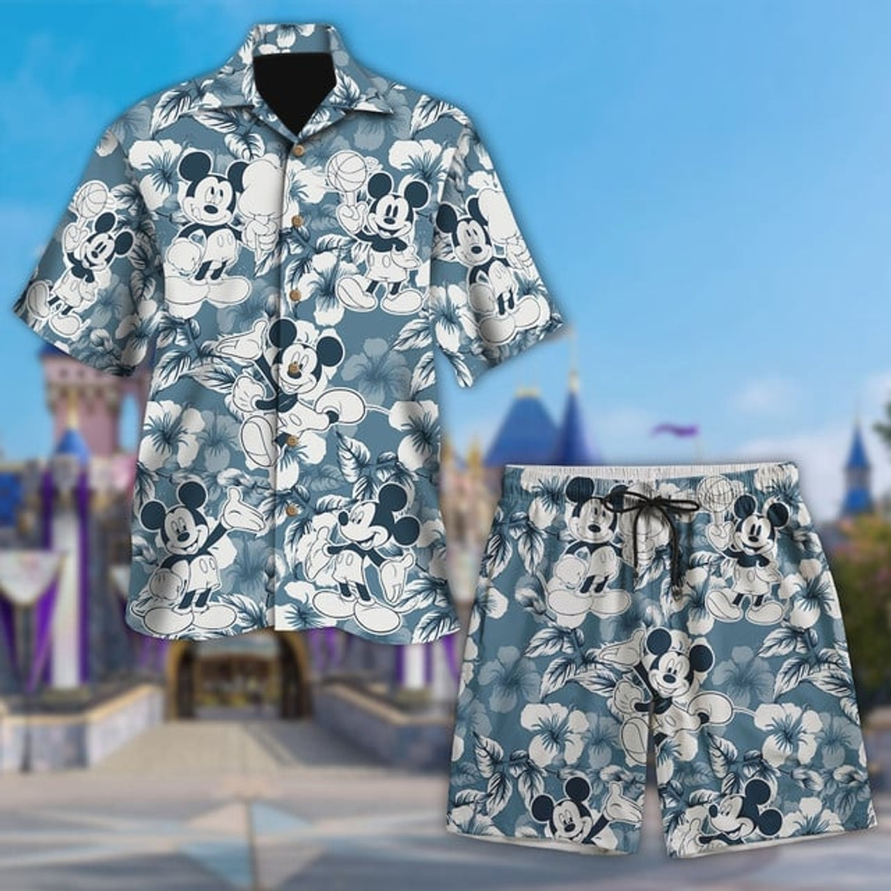 Mouse Tropical Hawaii Shirt, Mouse Button Up Shirt Holiday, Cartoon Hawaiian Shirt, Funny Shirt Gift, Magic World 3D All Over Print Shirt