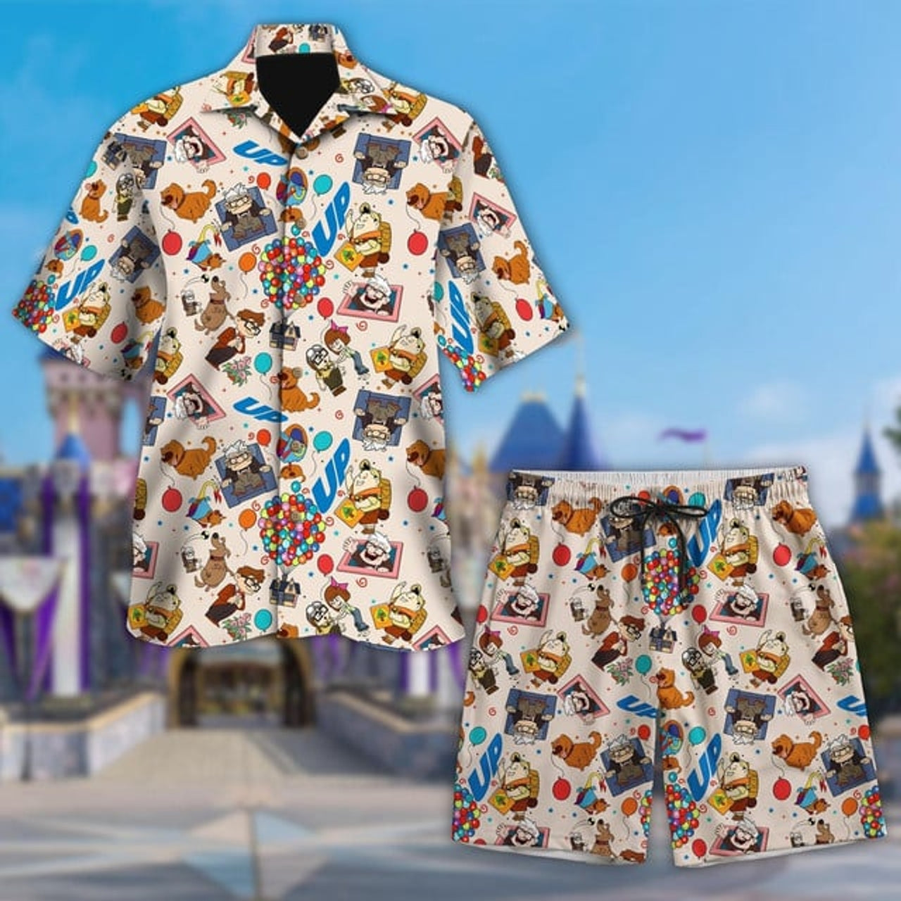 Up Movie Hawaiian Shirt, Comedy Cartoon Hawaii Shirt, Family Movie Shirt, Cartoon Gift For Kid, Carl And Ellie 3D All Over Print Tee