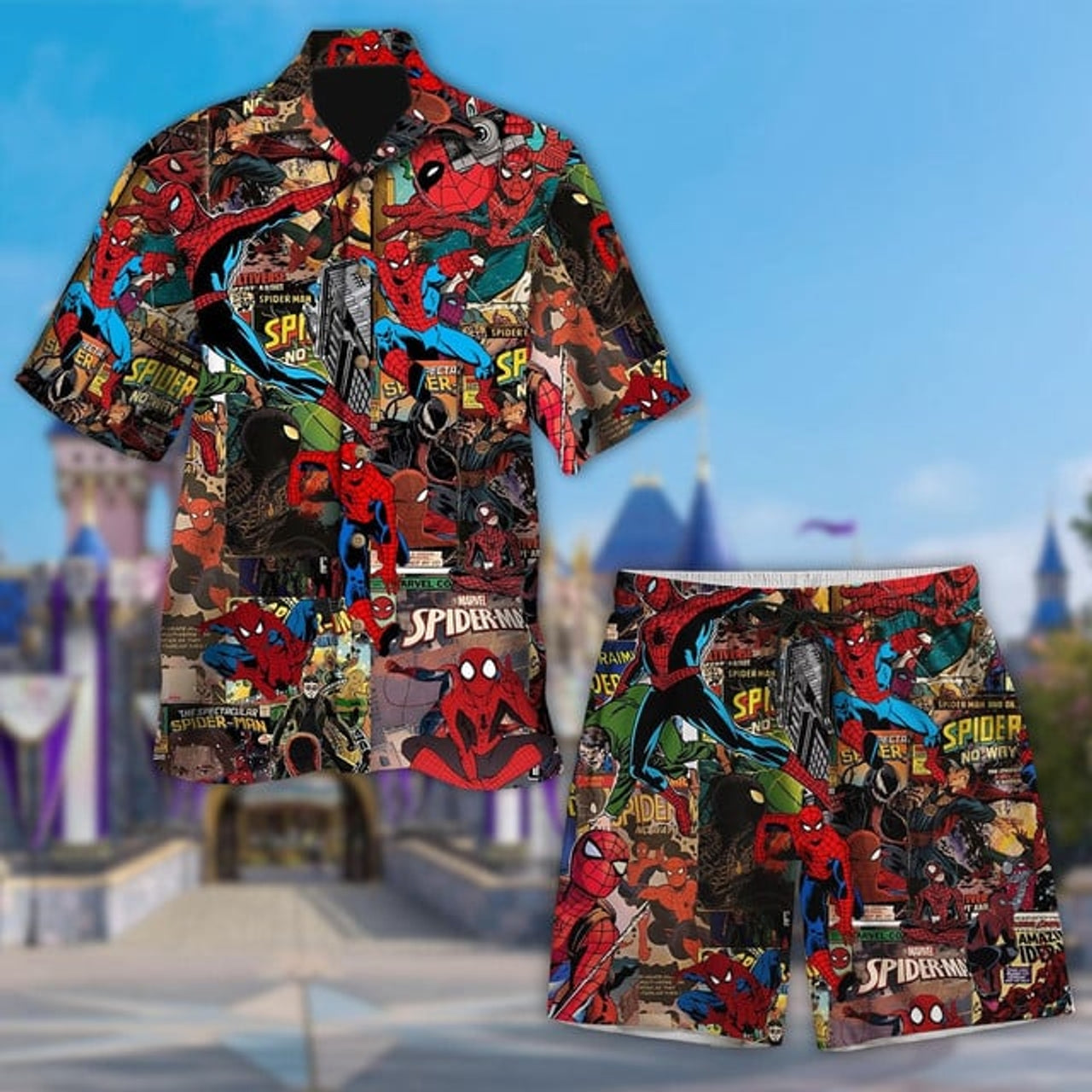 Spiderman Hawaiian Shirt, Spiderman Superhero Movie Character Hawaii Shirt, Spider Hero Button Up, Birthday Gift For Family, Kid
