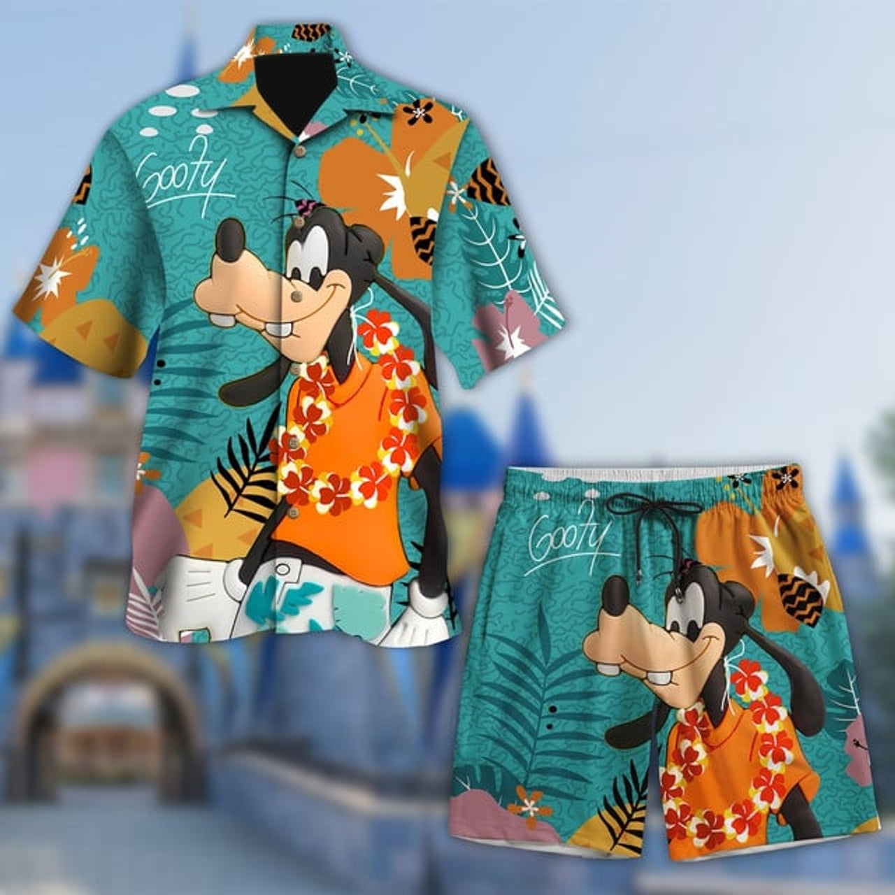 Goofy Dog Hawaiian Shirt, Goofy Movie Button Up Shirt Holiday, Dog Hawaiian Shirt, Goofy Cartoon Movie 3D All Over Print Shirt