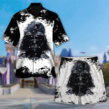 So Cool Black Villain Hawaii Shirt, Villain Surfing Button Up Shirt, Space Movie Hawaiian Shirt, Dark Warrior Shirt, 3D All Over Print Shirt