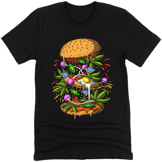 Psychedelic Burger T-Shirt