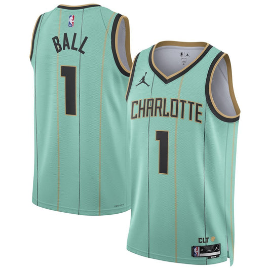 Unisex Charlotte Hornets LaMelo Ball Mint 2024/25 Swingman Player Jersey - City Edition