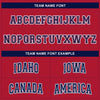 CUSTOM RED ROYAL HELMET FOOTBALL BASEBALL JERSEY - EMBROIDERED