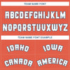 CUSTOM ORANGE 3D DALLAS CITY TEXAS PATTERN BASEBALL JERSEY - PRINTED
