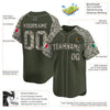 CUSTOM ALTERNATE OLIVE GREEN CAMO - BLACK MEXICO BASEBALL JERSEY - EMBROIDERED