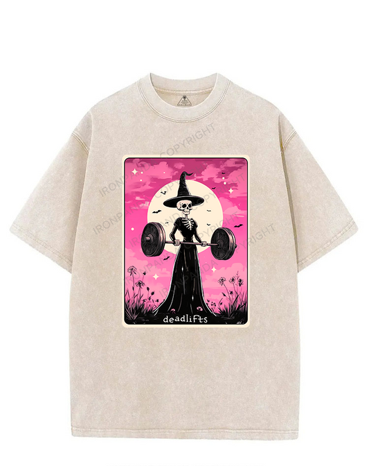 DEADLIFTING WITCHCRAFT VINTAGE GYM SHIRT